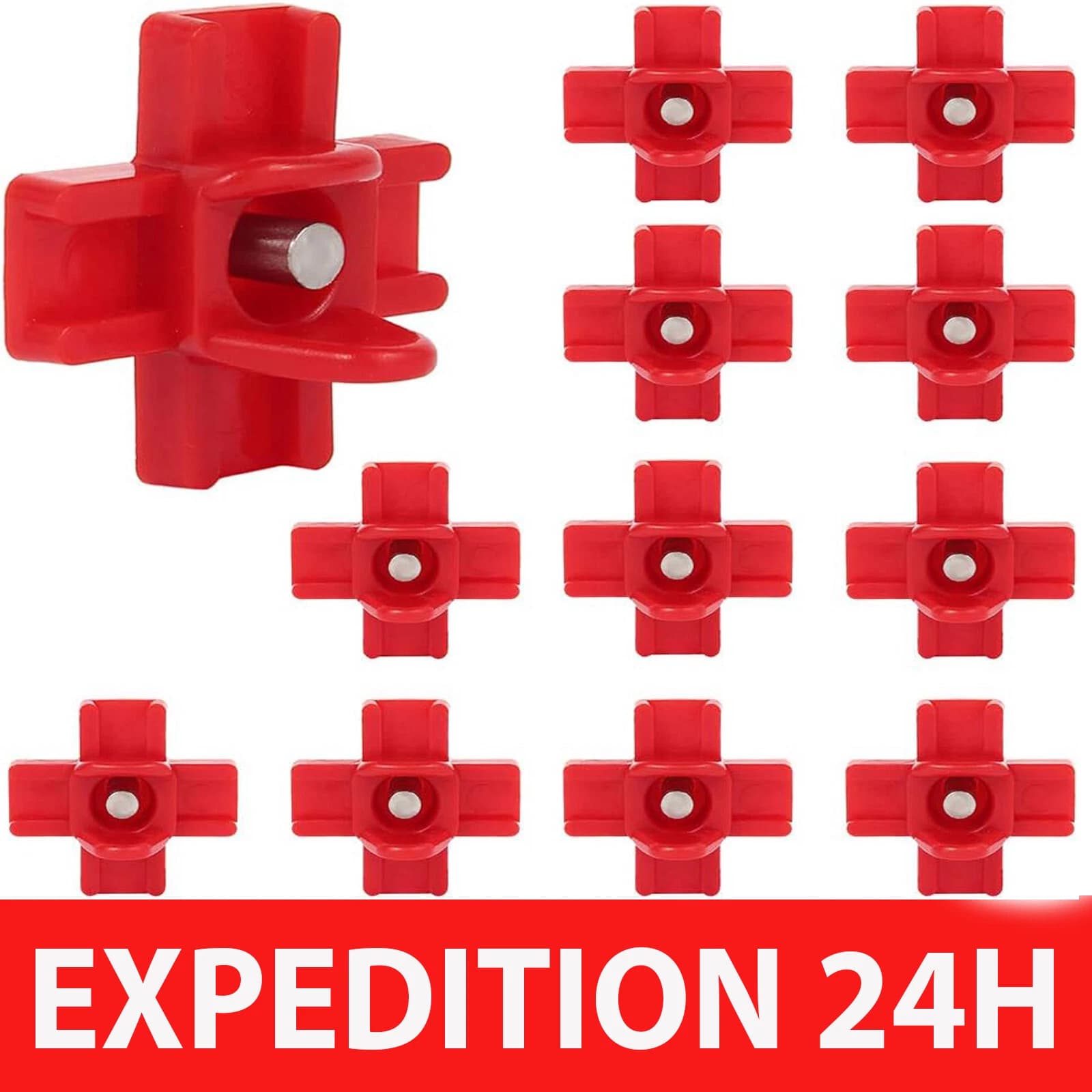 Tétines d'abreuvoir automatique pour volaille, lot de 12