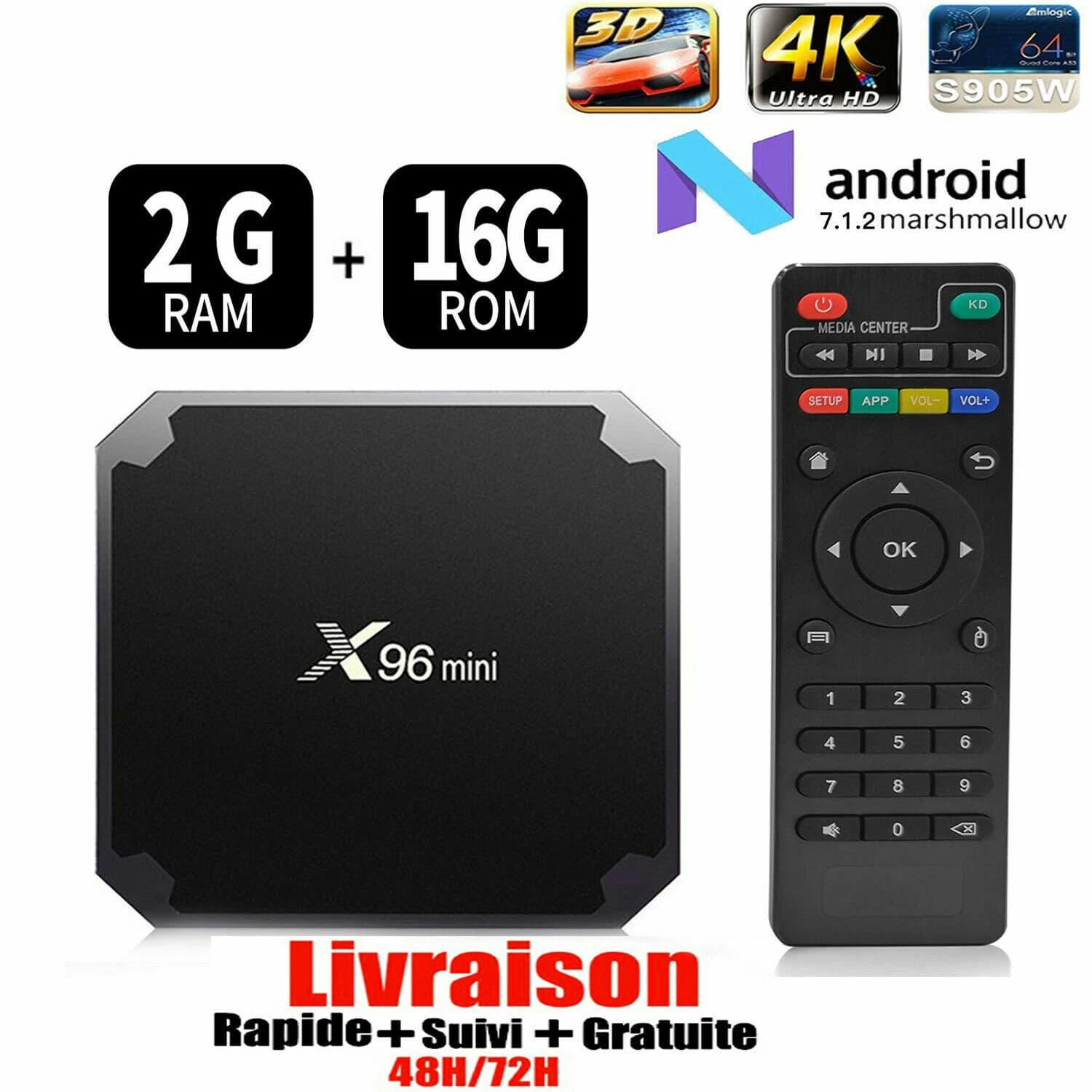 Box TV Android X96 mini