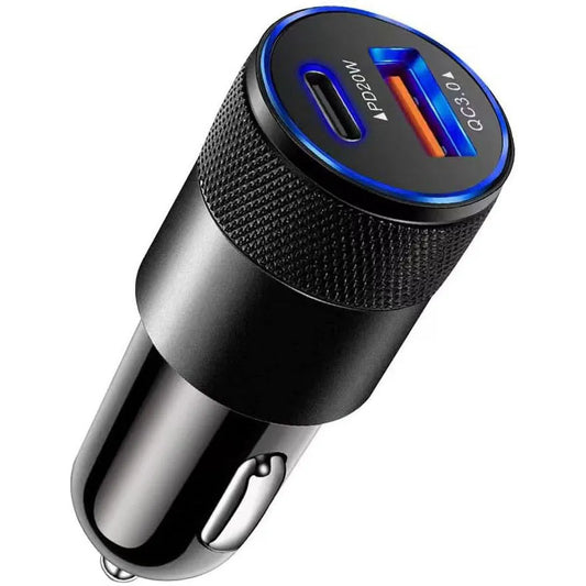 Chargeur Voiture USB-C Rapide pour iPhone – Allume-cigare