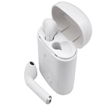 Écouteurs Bluetooth TWS I7S – Blanc avec Micro intégré