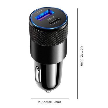 Chargeur Voiture USB-C Rapide pour iPhone – Allume-cigare