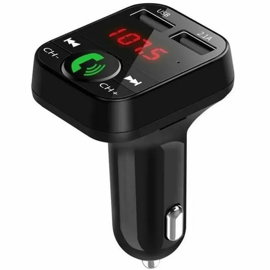 Transmetteur FM Bluetooth Voiture – Adaptateur Radio & Chargeur USB