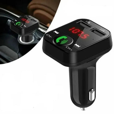 Transmetteur FM Bluetooth Voiture – Adaptateur Radio & Chargeur USB